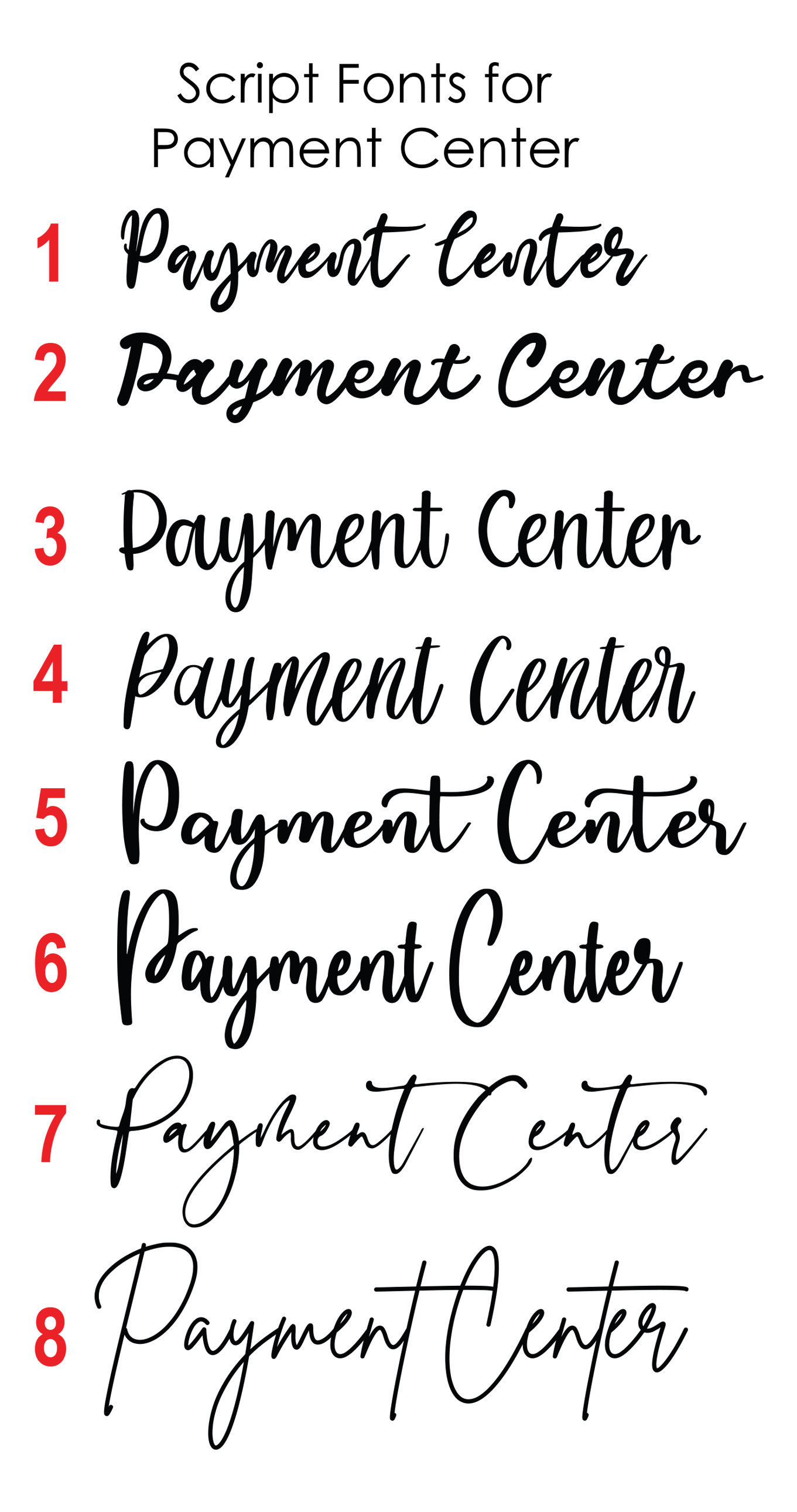 Payment center stand 11x6