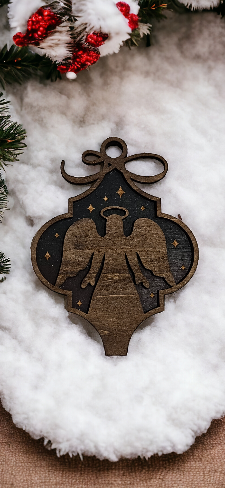 Nativity Christmas ornament set. Arabesque Nativity