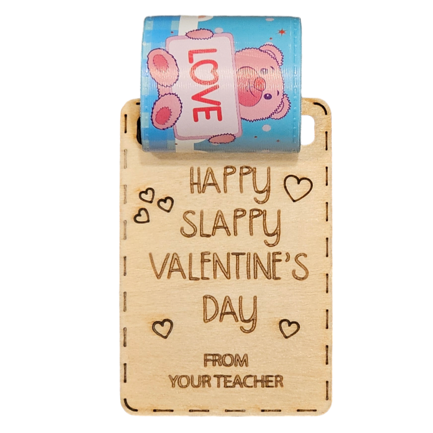 Valentine's day cards - slap bracelets